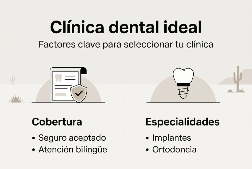 Guía visual para elegir la clínica dental adecuada
