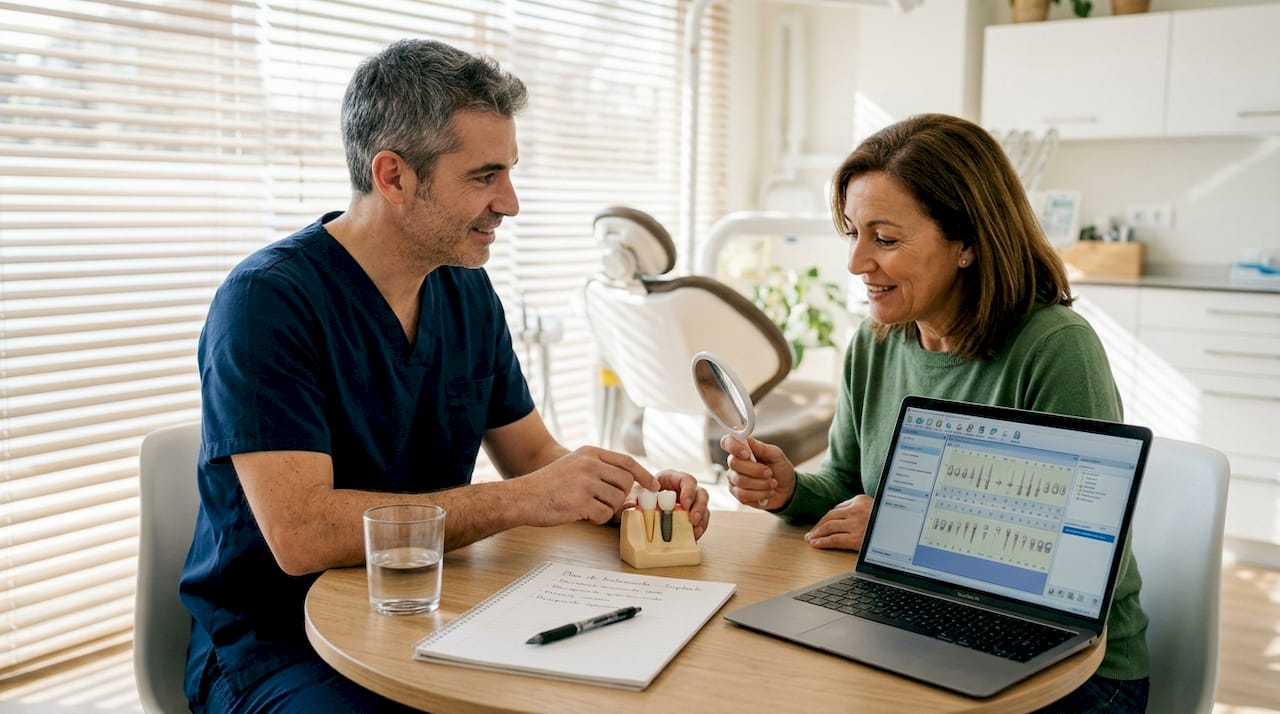 Componentes clave de un implante dental y sus beneficios
