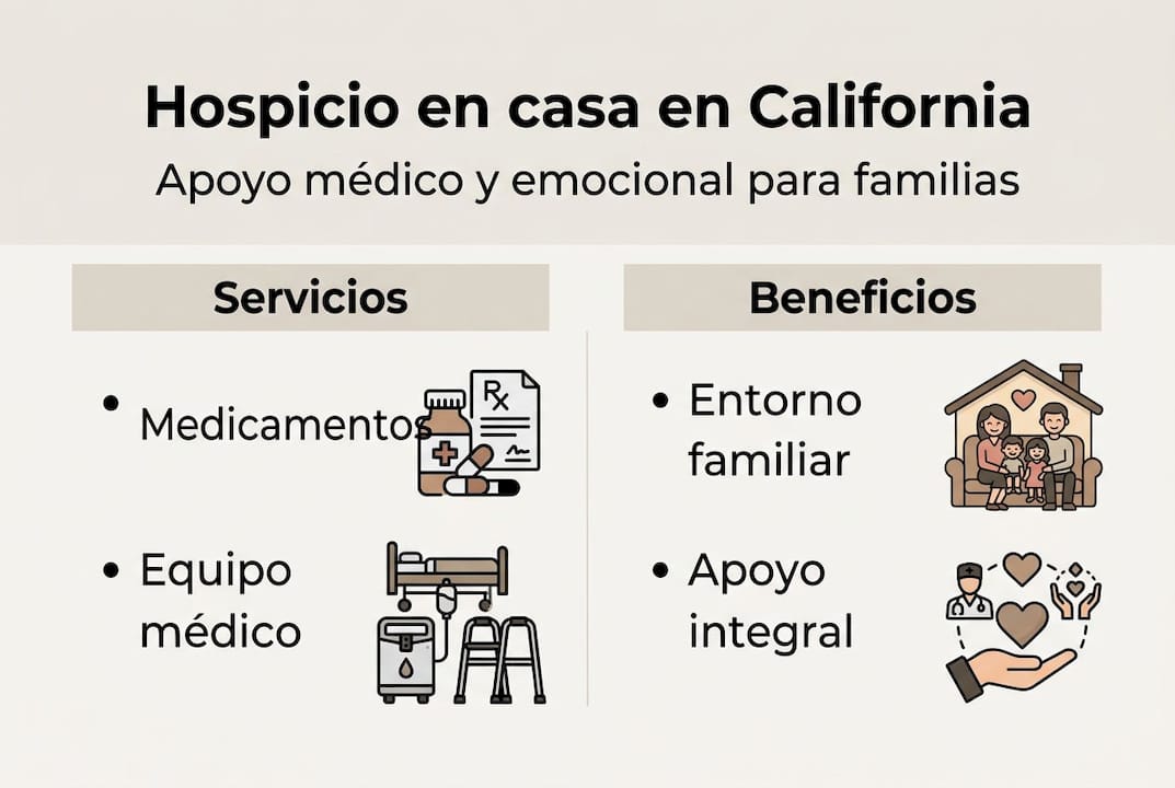 Infografía: Ventajas y servicios de los cuidados paliativos en el hogar