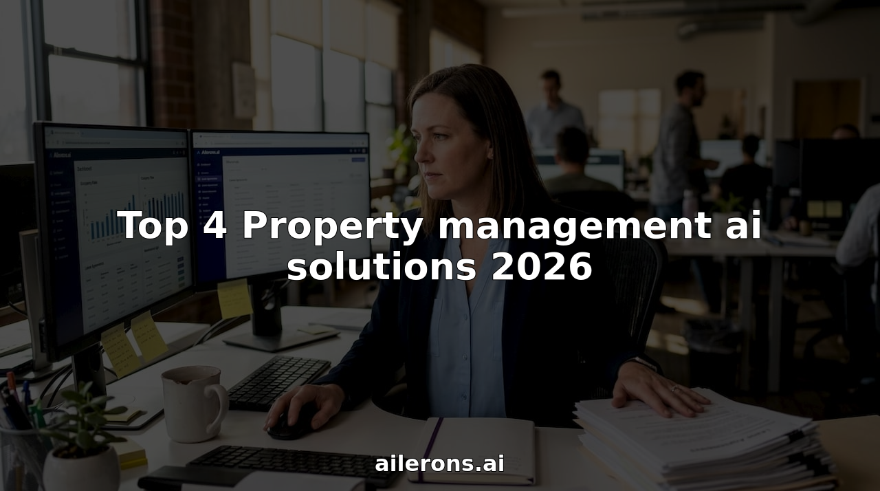 Top 4 Property management ai solutions 2026