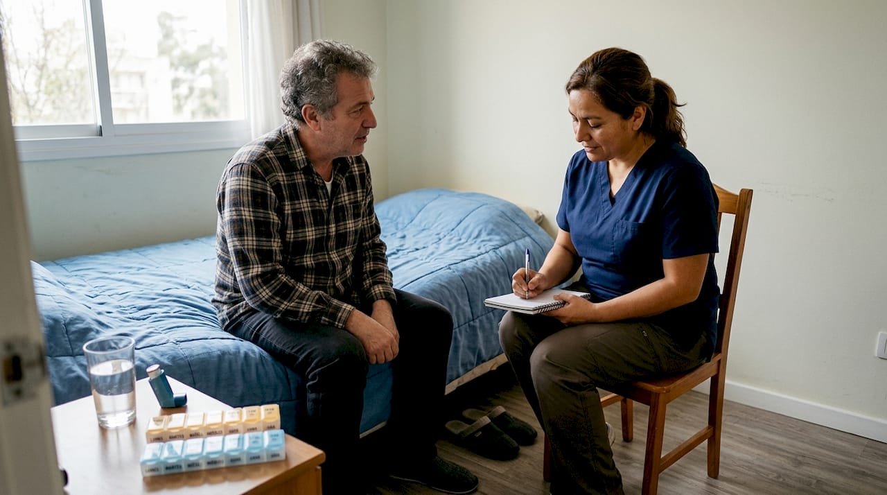 El paciente está bajo control médico y recibe seguimiento continuo.