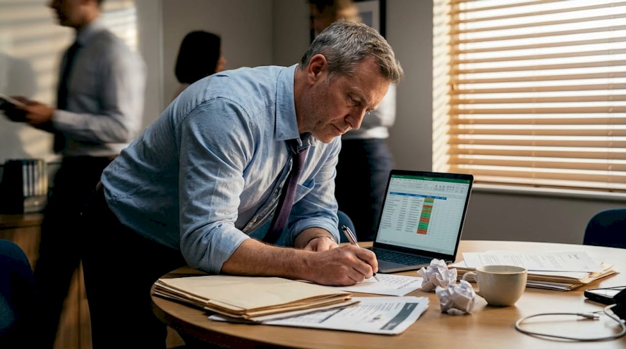 Manager mapping tasks for workflow assessment