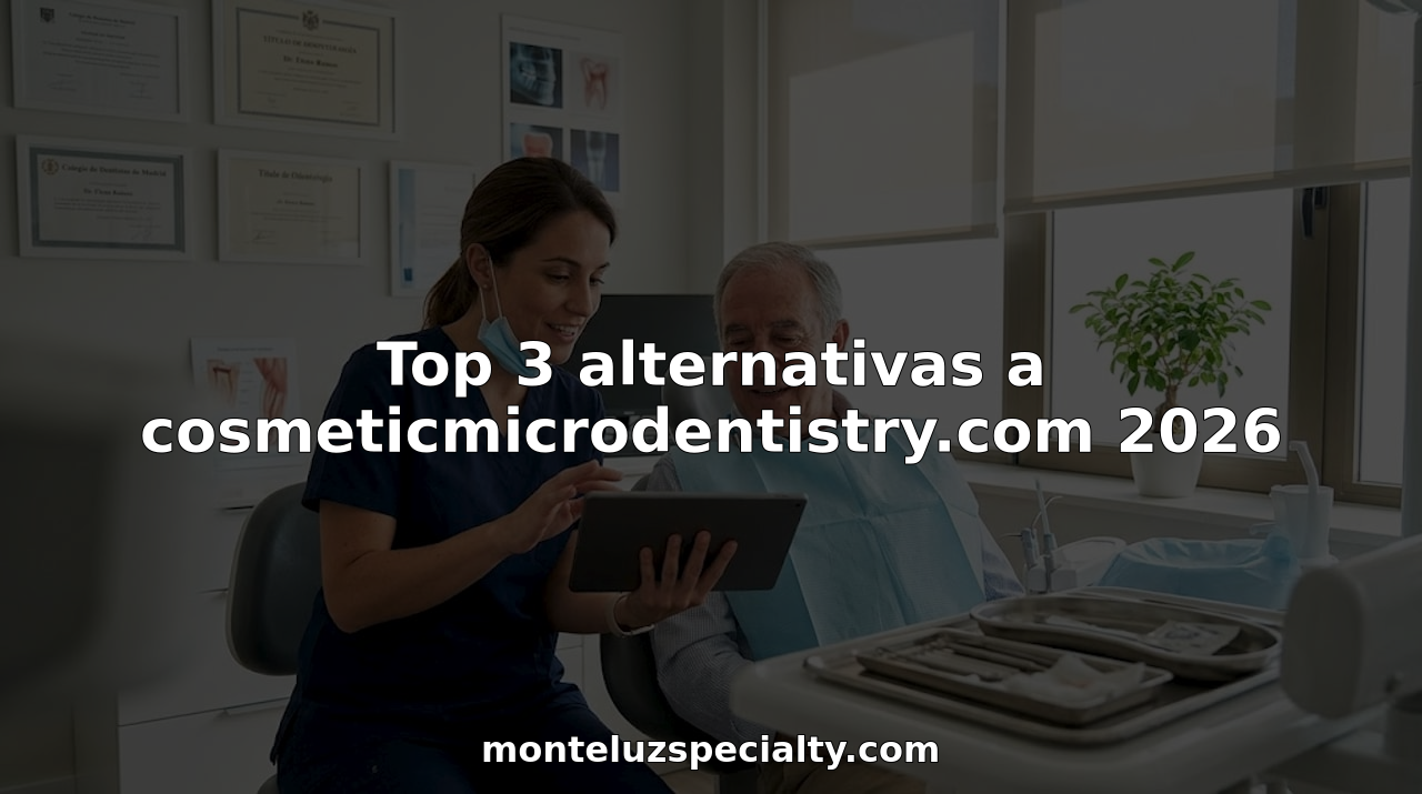 Top 3 alternativas a cosmeticmicrodentistry.com 2026