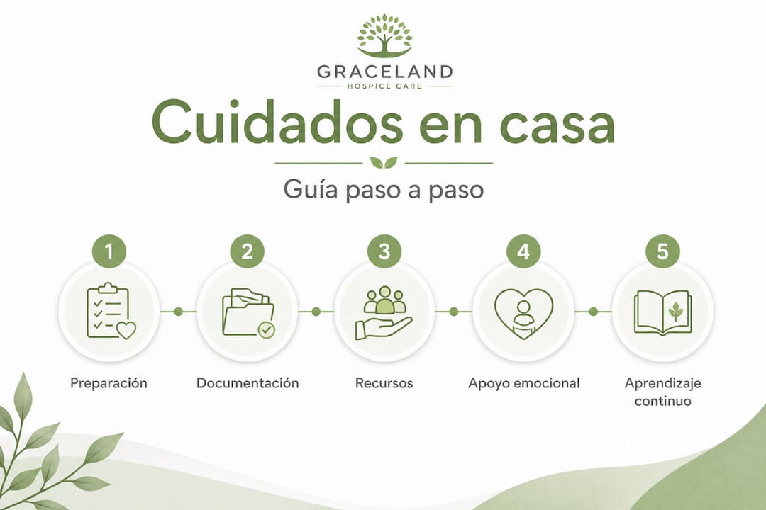 Guía visual con los pasos clave para cuidar tu hogar