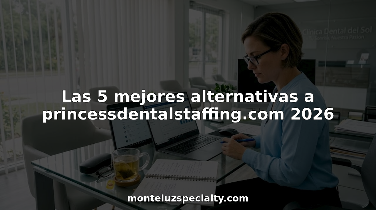 Las 5 mejores alternativas a princessdentalstaffing.com 2026
