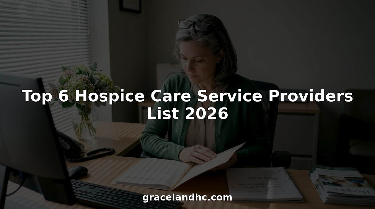 Top 6 Hospice Care Service Providers List 2026