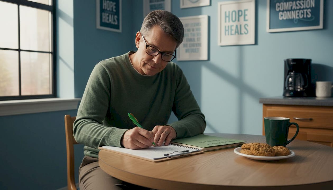 Chaplain documents hospice patient report