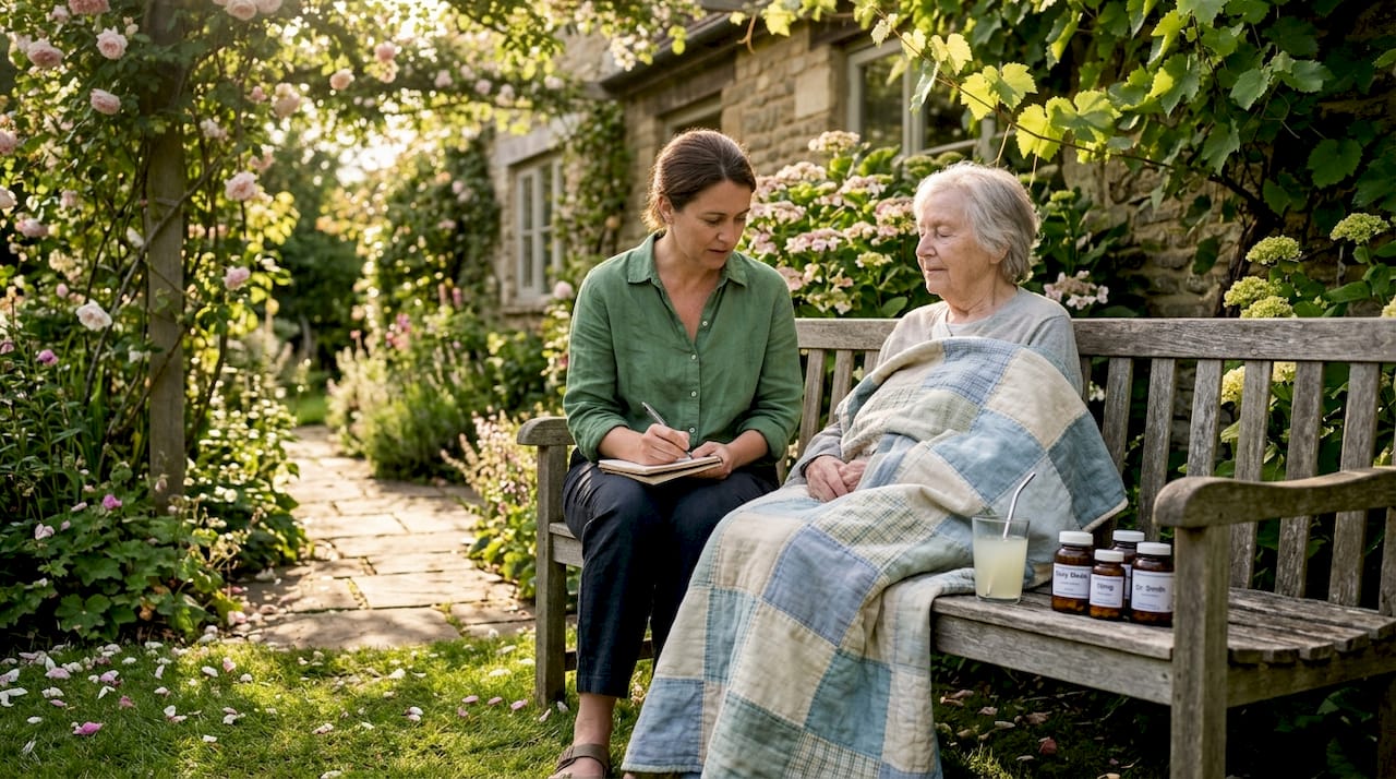 Caregiver monitoring for medication side effects