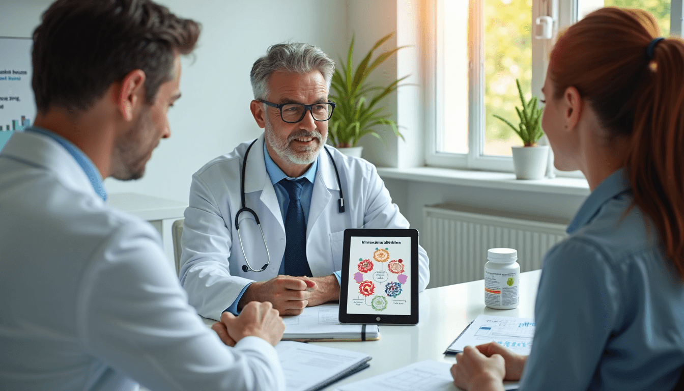 Doctor and patient discuss immune health and zinc importance