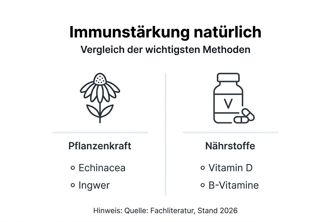 Infografik: Tipps für ein starkes Immunsystem auf natürliche Weise