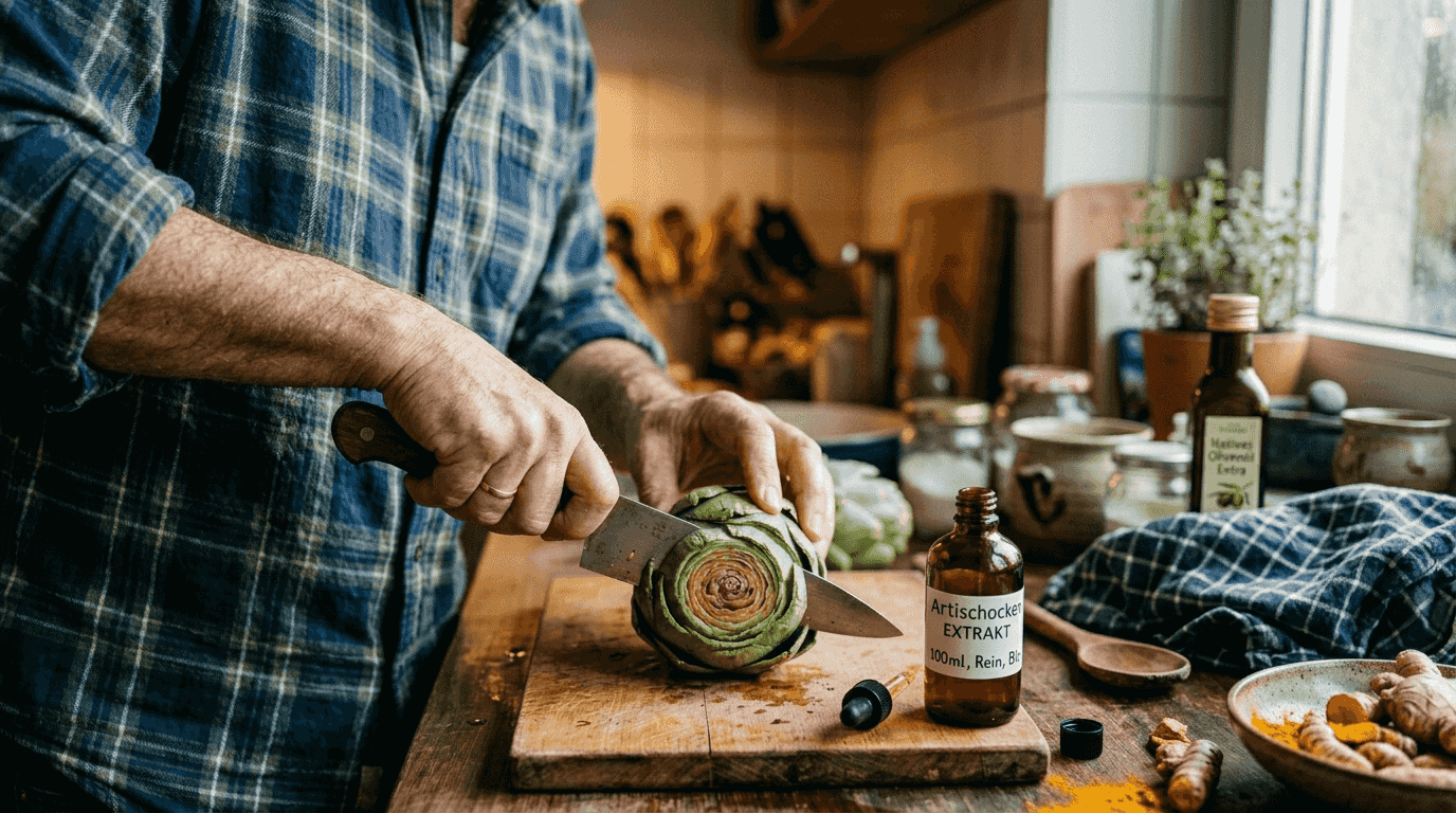Artischocken und Nahrungsergänzungsmittel ganz einfach selbst in der eigenen Küche zubereiten