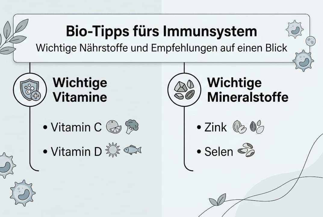 Infografik: Natürliche Tipps zur Stärkung des Immunsystems