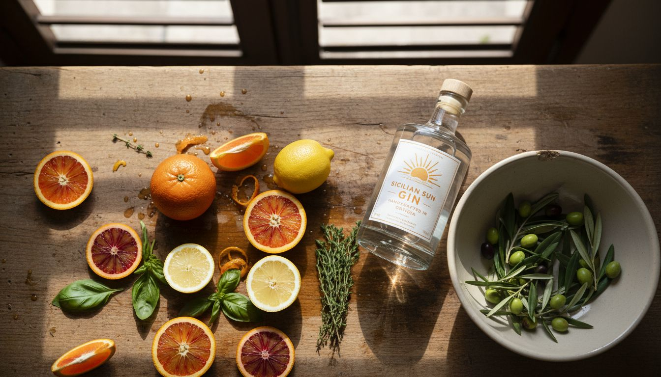 Citrus and botanicals for Mediterranean gin