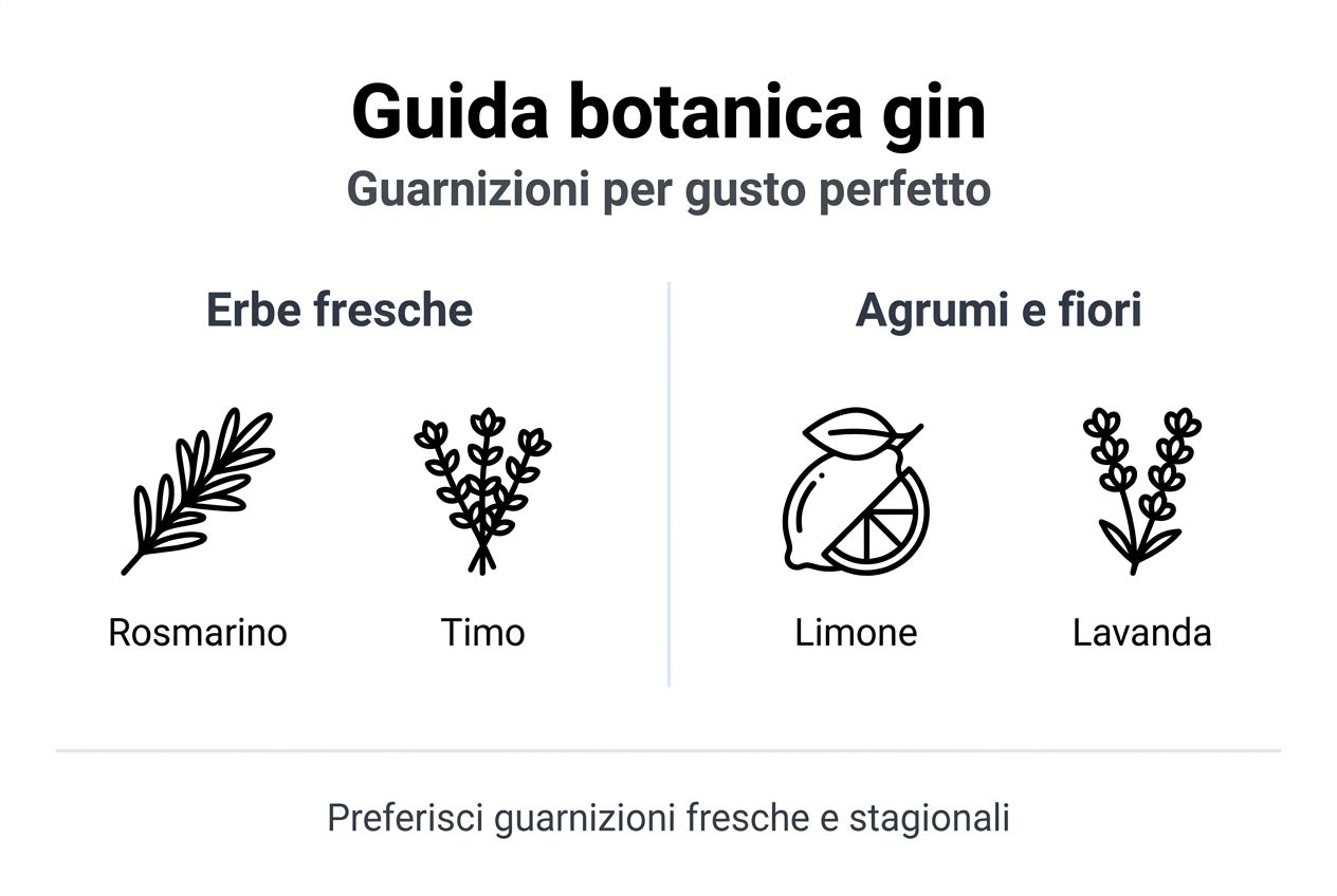 Guida visiva alle botaniche perfette per il gin