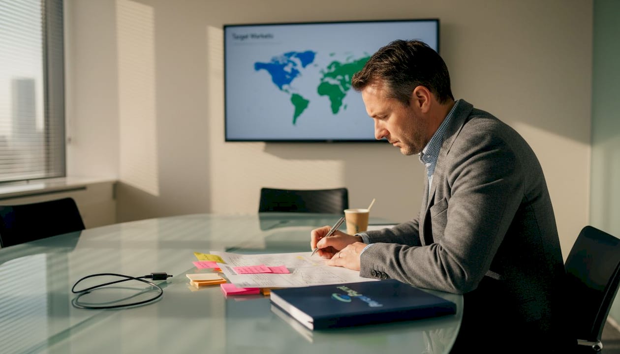 Ecommerce market selection process in office setting