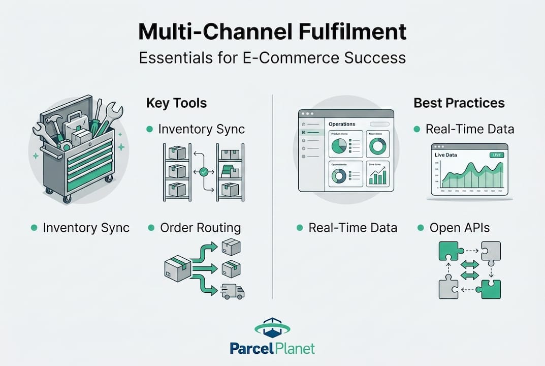 Infographic summarizes multi-channel fulfilment tools and practices