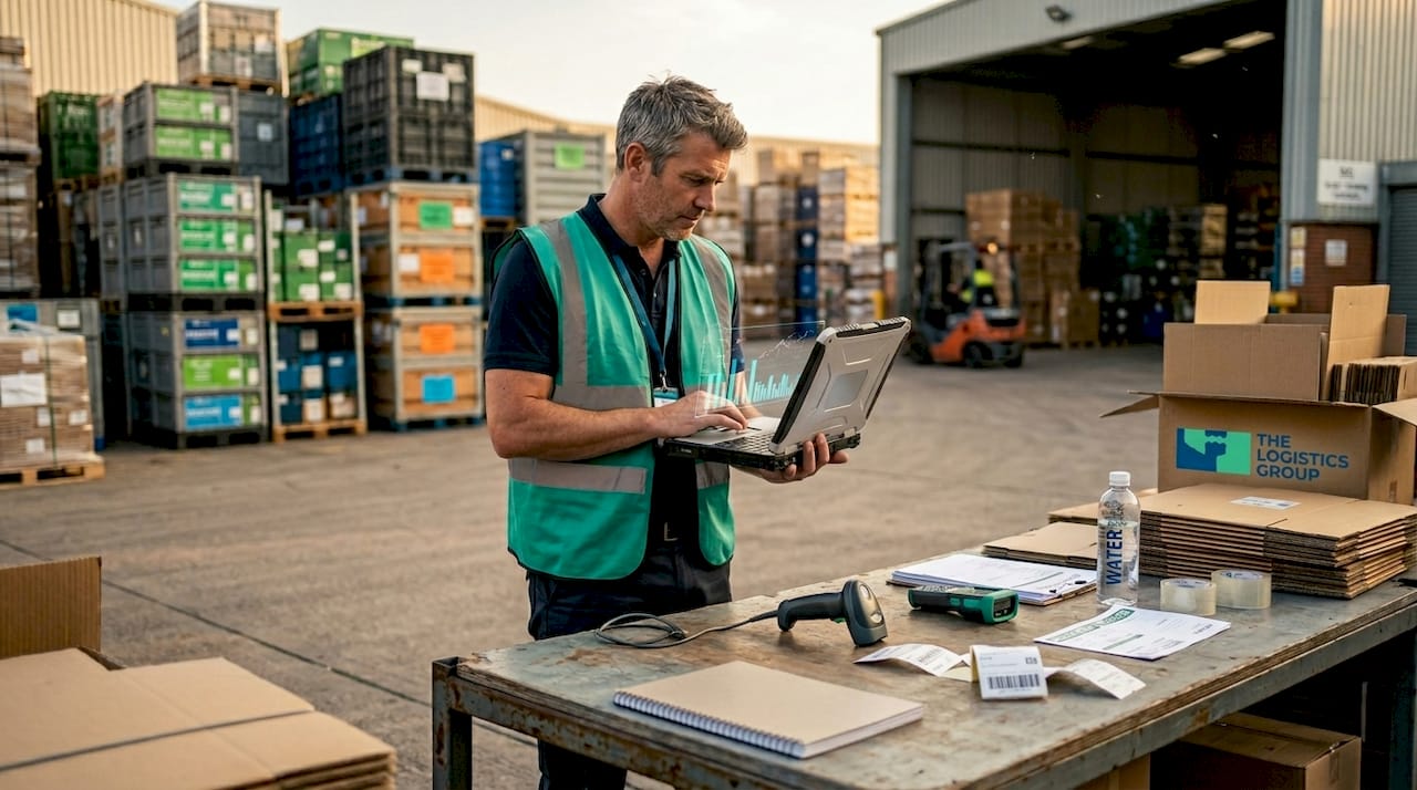 Warehouse manager uses tech for logistics automation