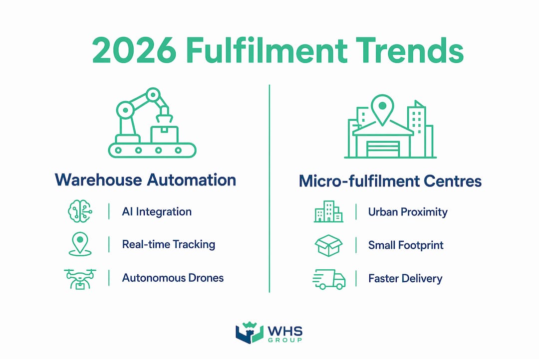Infographic comparing 2026 fulfilment trends