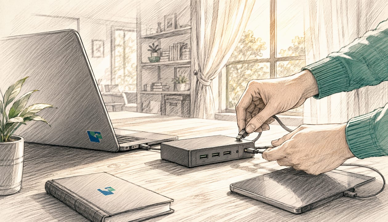 Hands connecting devices for WMS integration