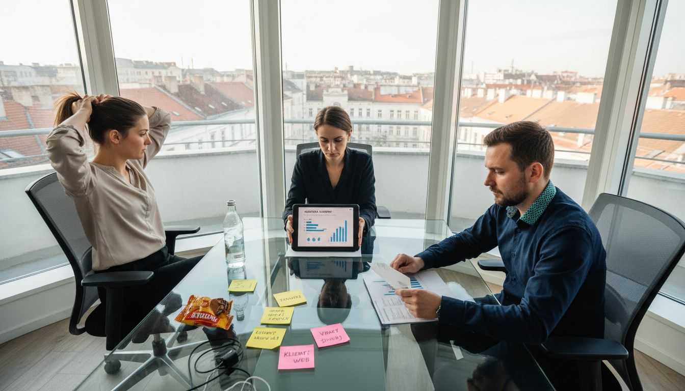 Priestor na spoločné stretnutia tímu digitálneho marketingu