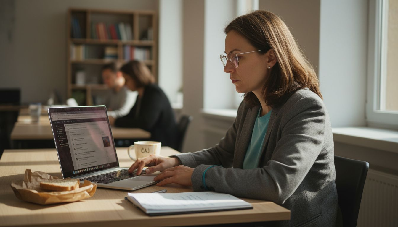 Majiteľ malej firmy si zisťuje, ako by mohol využiť digitálnu reklamu na rozvoj svojho podnikania.