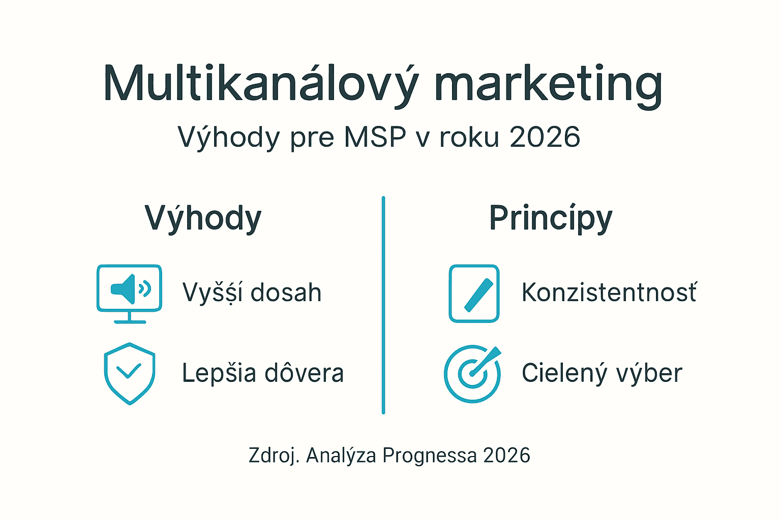 Prehľad výhod multikanálového marketingu v prehľadnej infografike