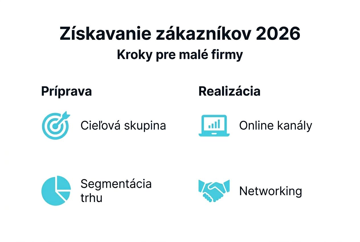 Prehľad najúčinnejších spôsobov, ako získať zákazníkov v roku 2026 – infografika