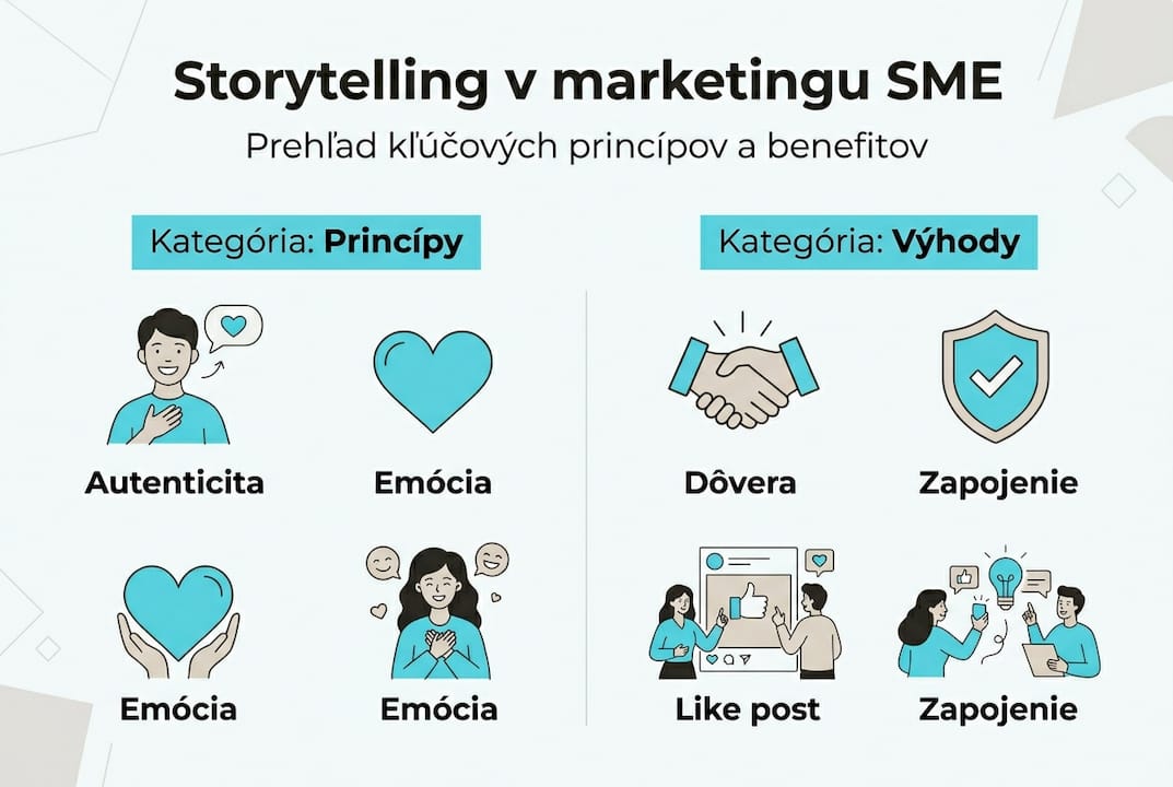 Infografika: Ako funguje storytelling a prečo sa oplatí ho využiť v SME