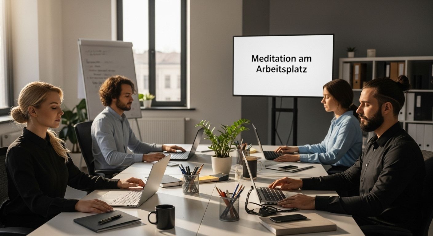 Meditation Arbeitsplatz Stress