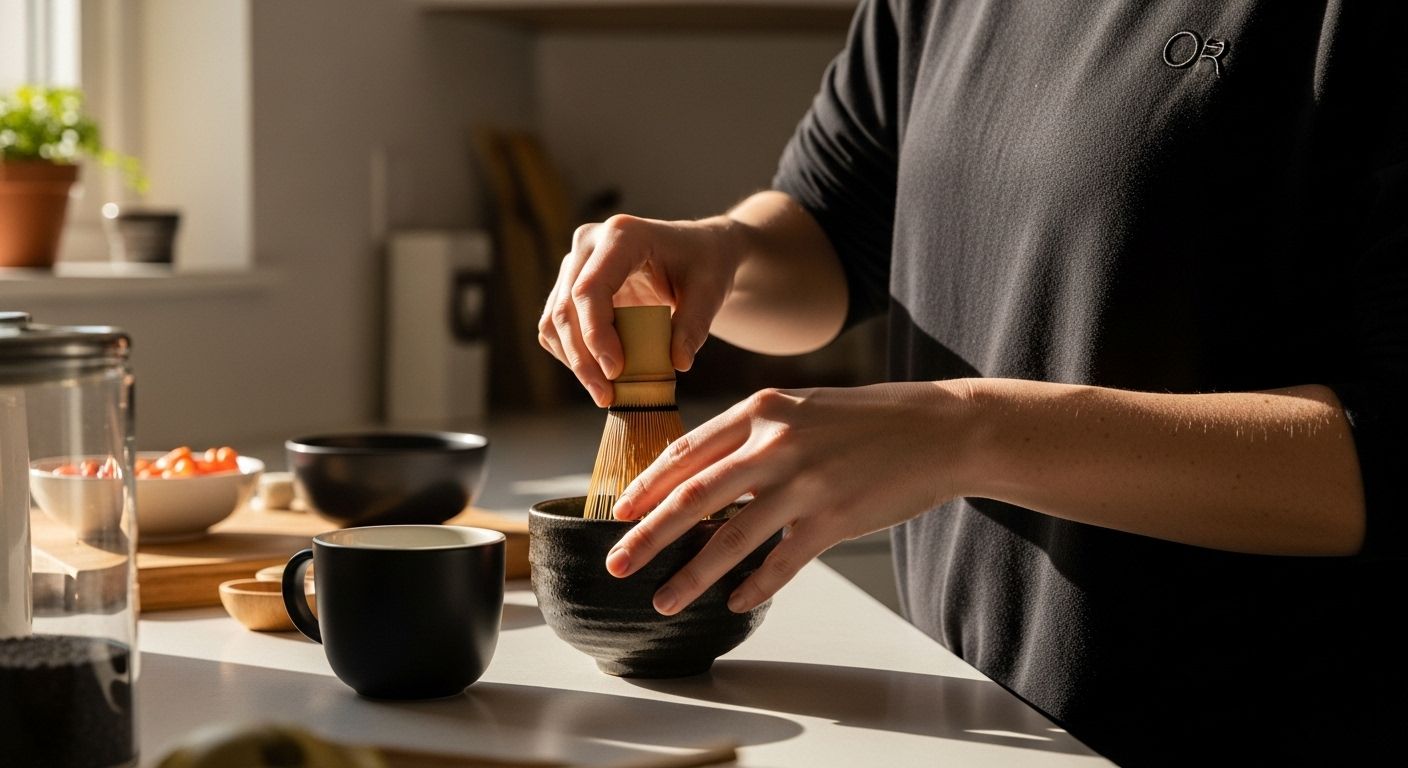 Matcha Zubereitung Küche