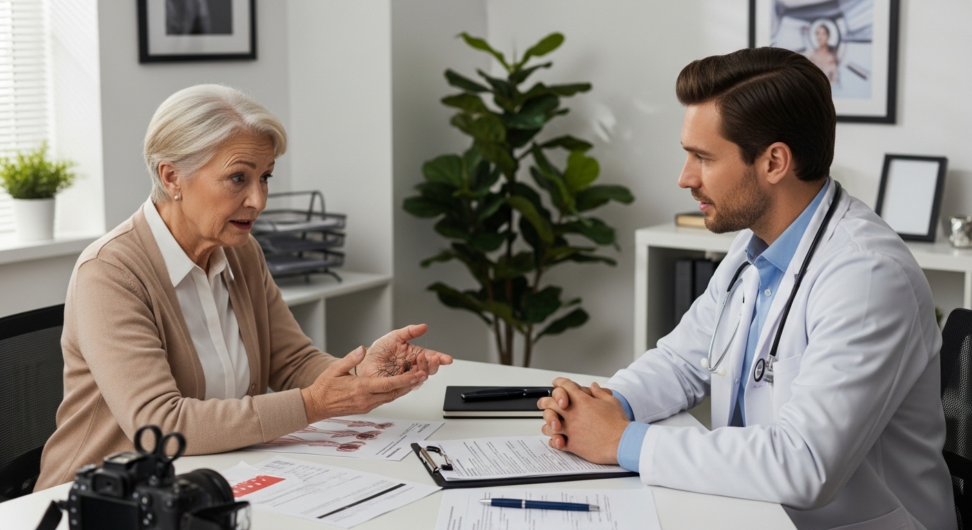 arzt patient gespräch symptome