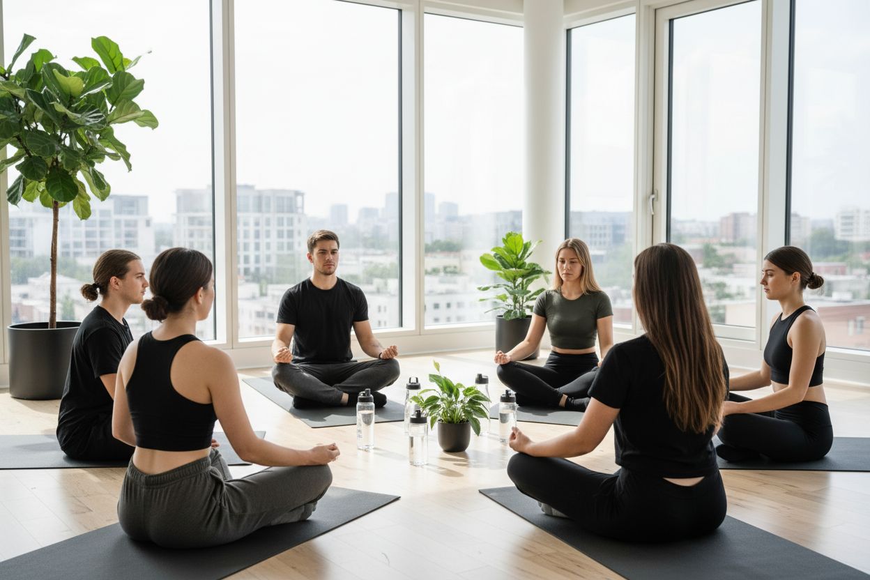 Muskelentspannung Gruppenübung Alltag