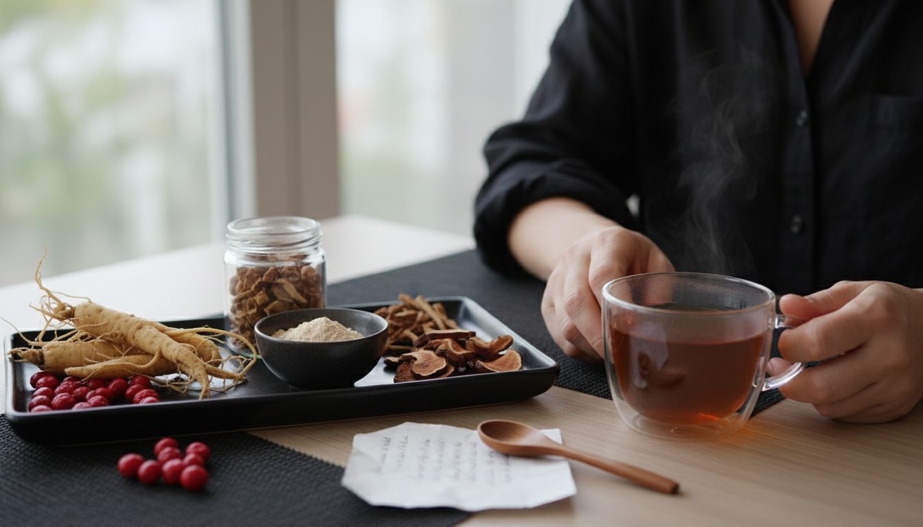 Adaptogene Pflanzen Produkte