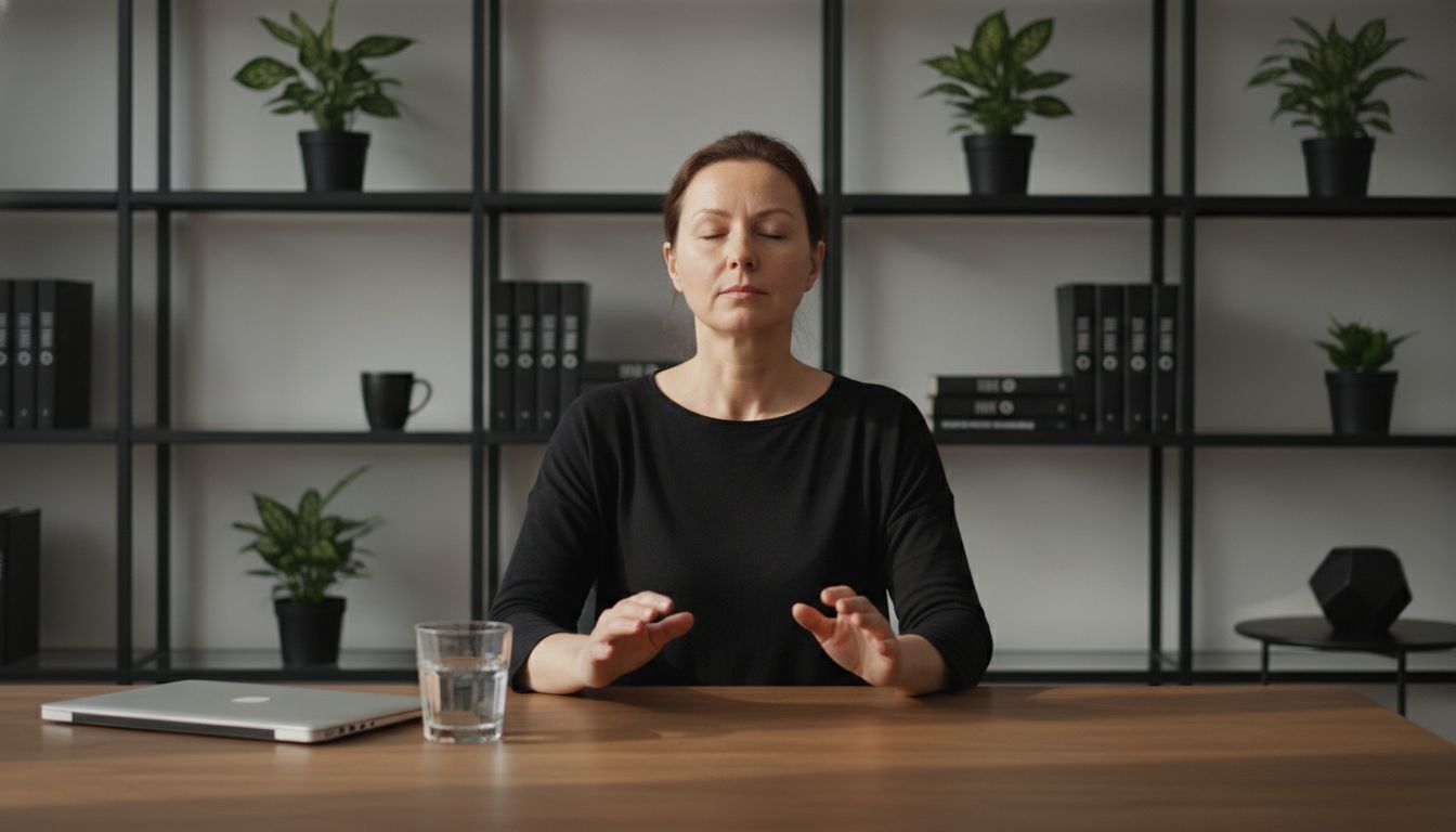 Achtsamkeitspause Büro Alltag