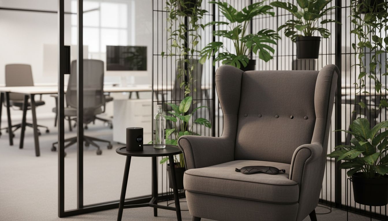 Powernap Arbeitsplatz Detail