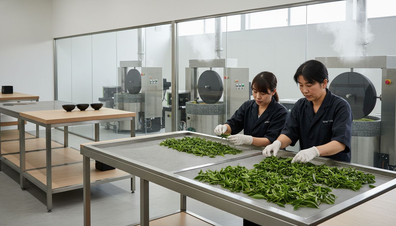 matcha produktion manufaktur