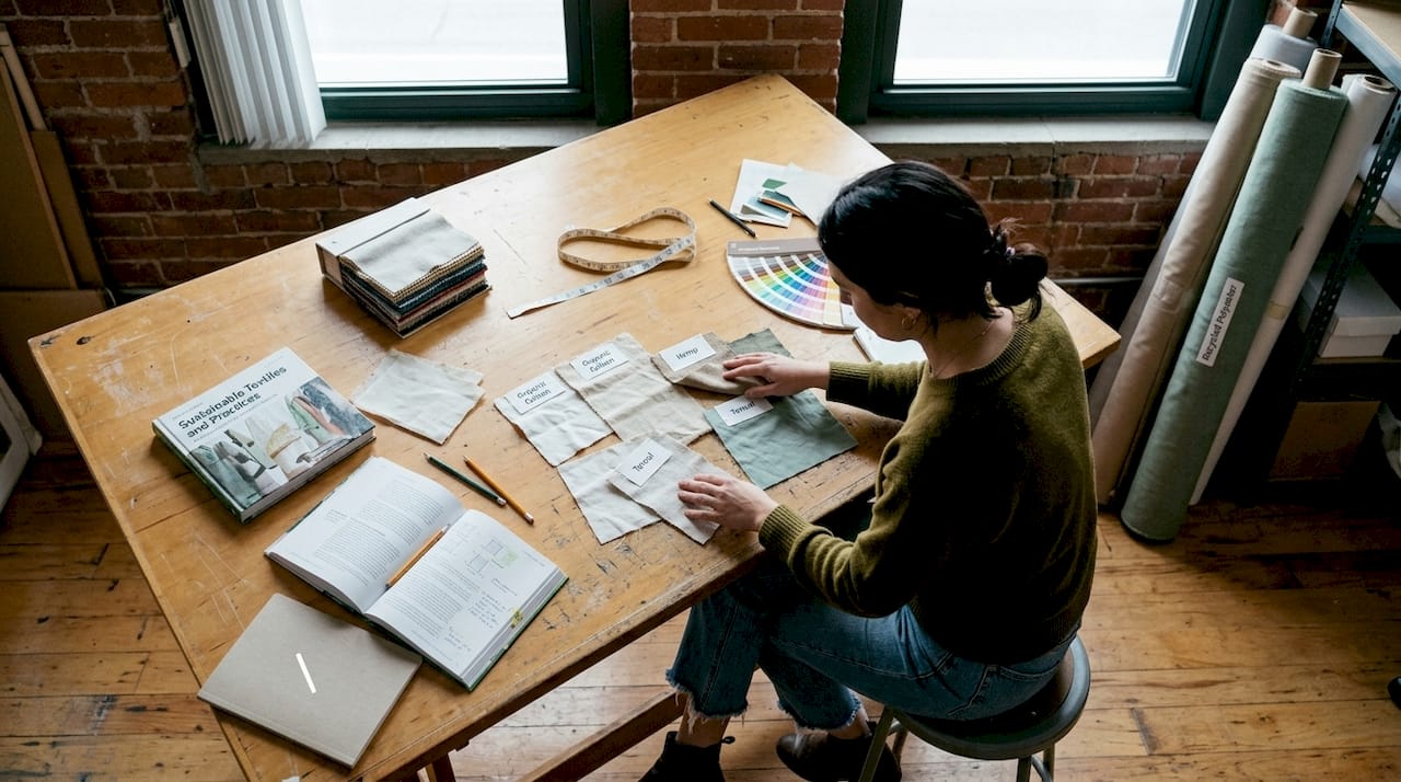 Textile designer reviews eco-friendly streetwear fabrics