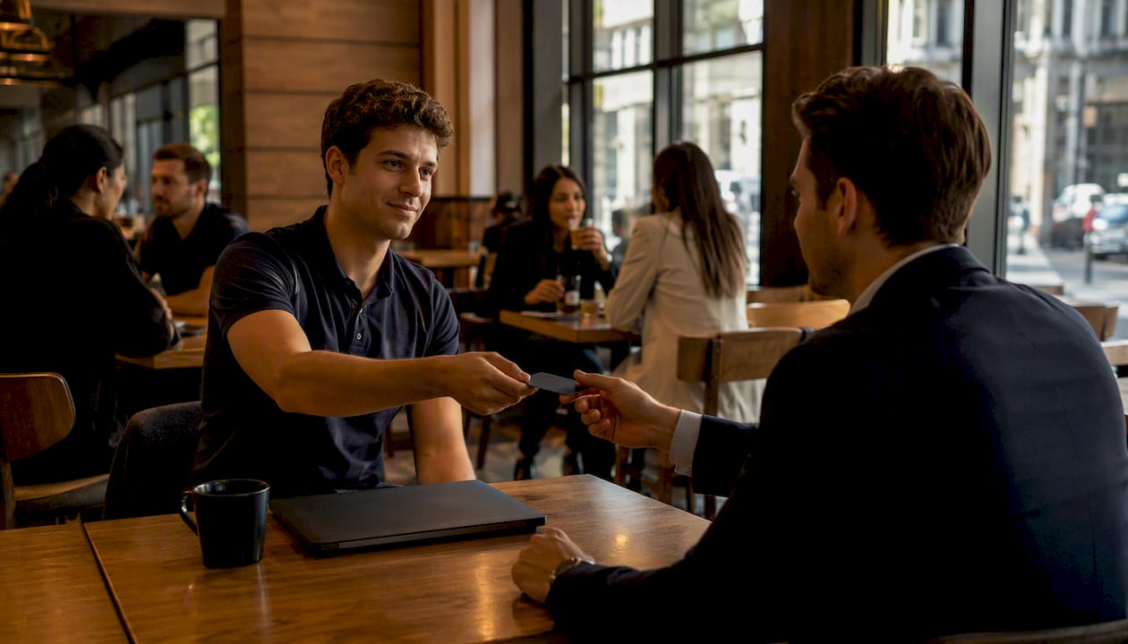 Exchanging smart access credential at entrance