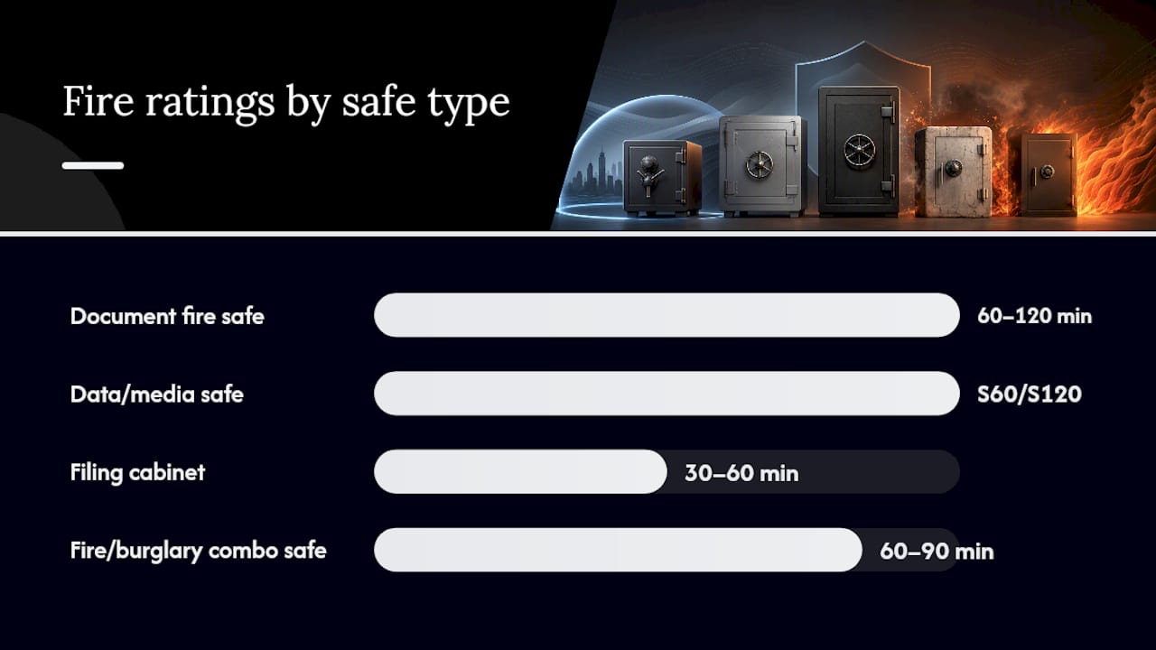 Comparison diagram of safe categories and ratings