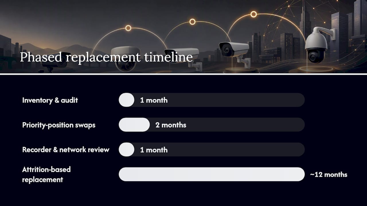 Planning a Phased Replacement: Costs, Priorities, and Timelines — overview diagram
