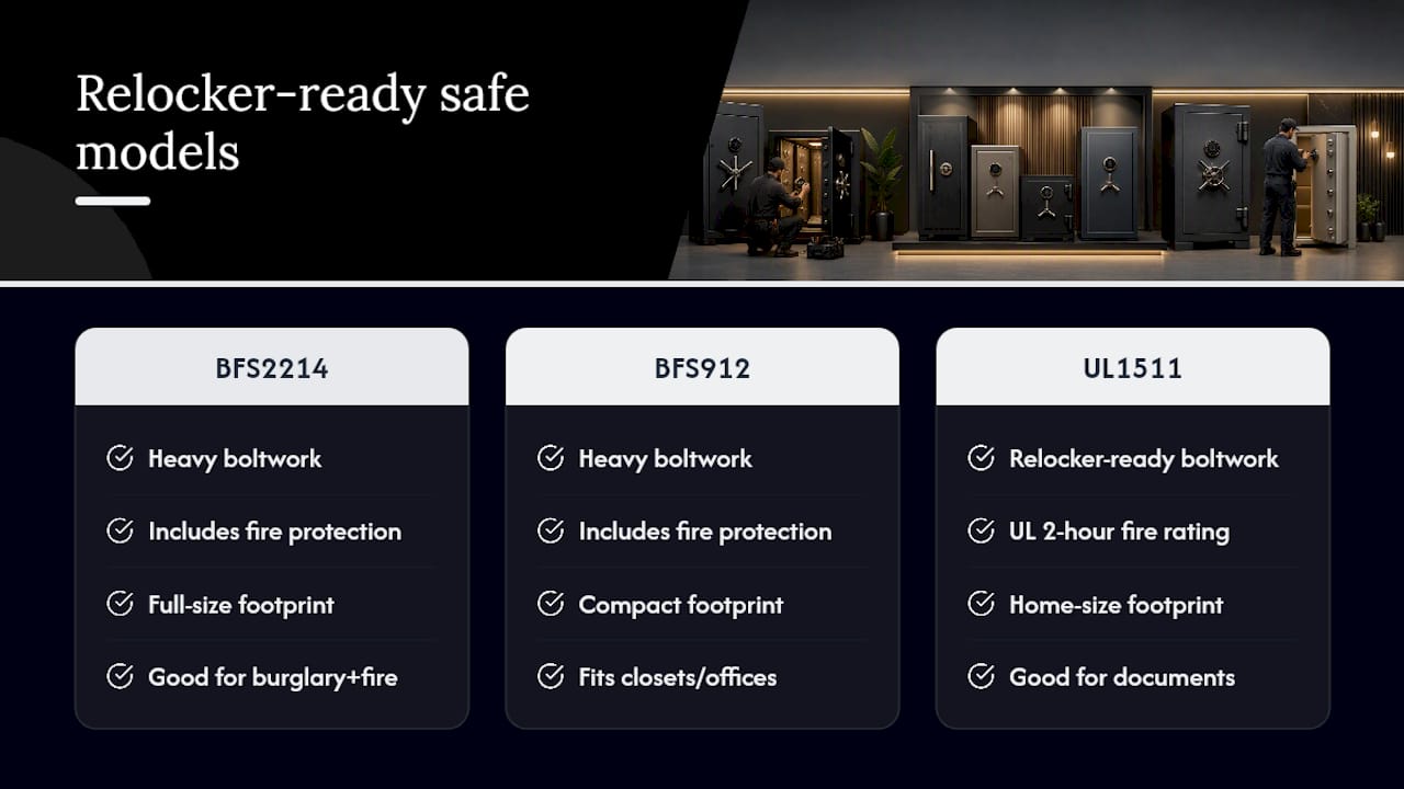 Safes Built for Relocker-Ready Boltwork — overview diagram