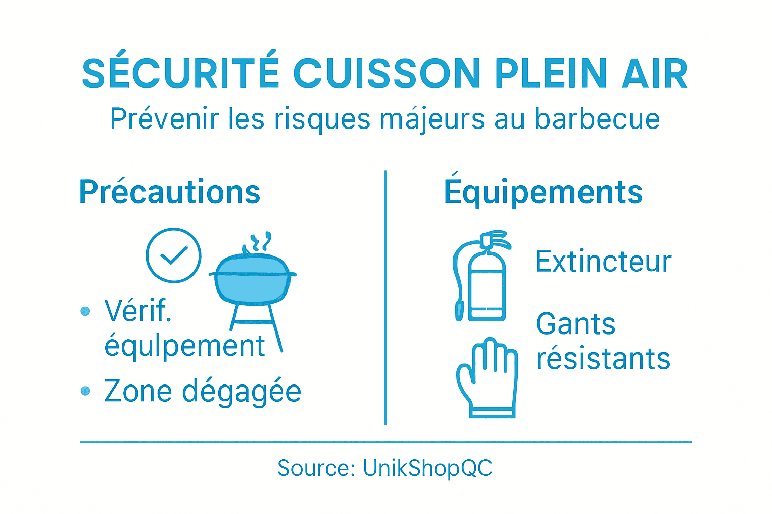 Conseils pratiques pour éviter les accidents lors d’un barbecue en plein air