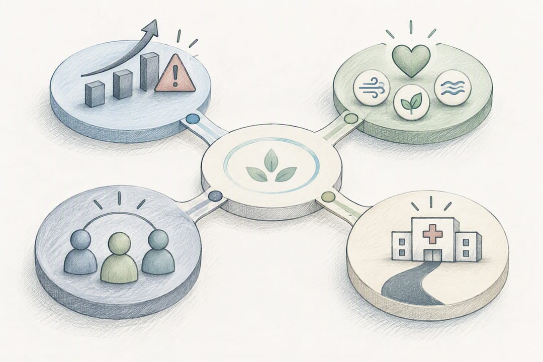 Illustration of collaborative safety planning stages
