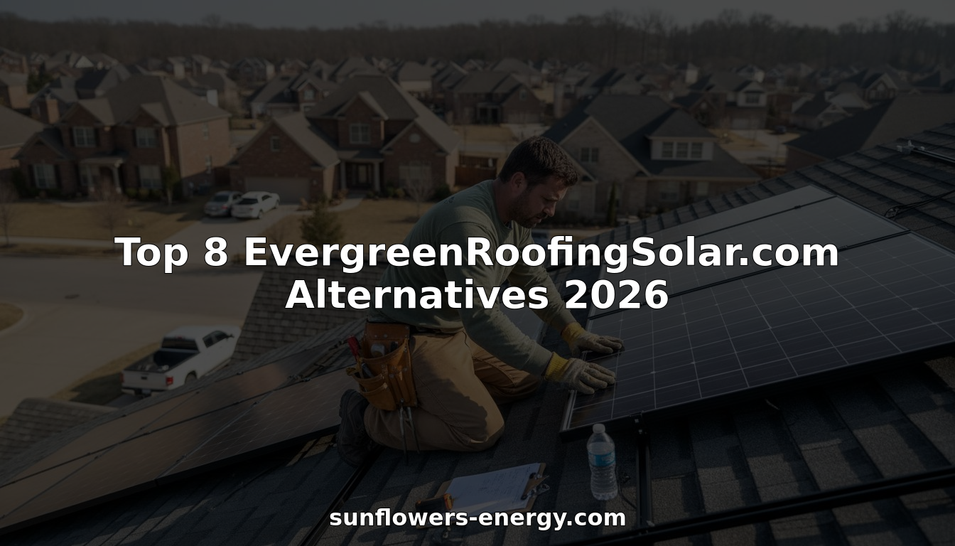 Contractor installing solar panel on residential roof