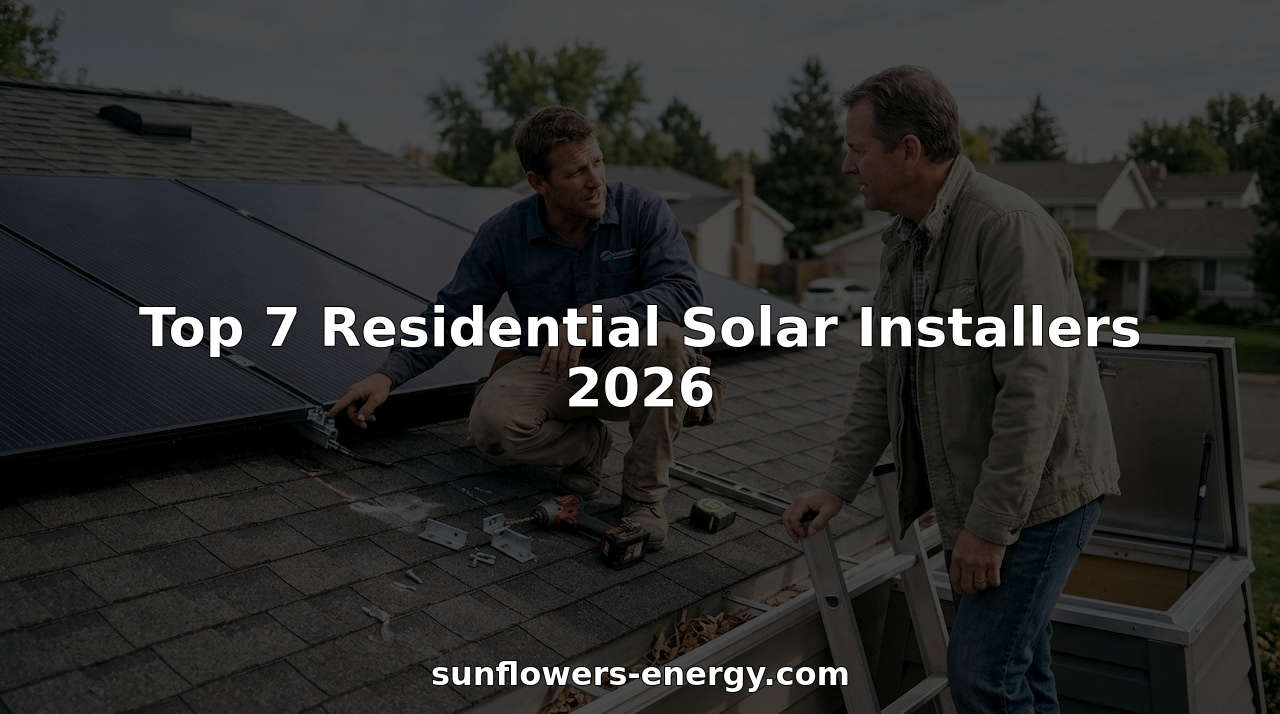 Solar installer and homeowner discuss rooftop panels