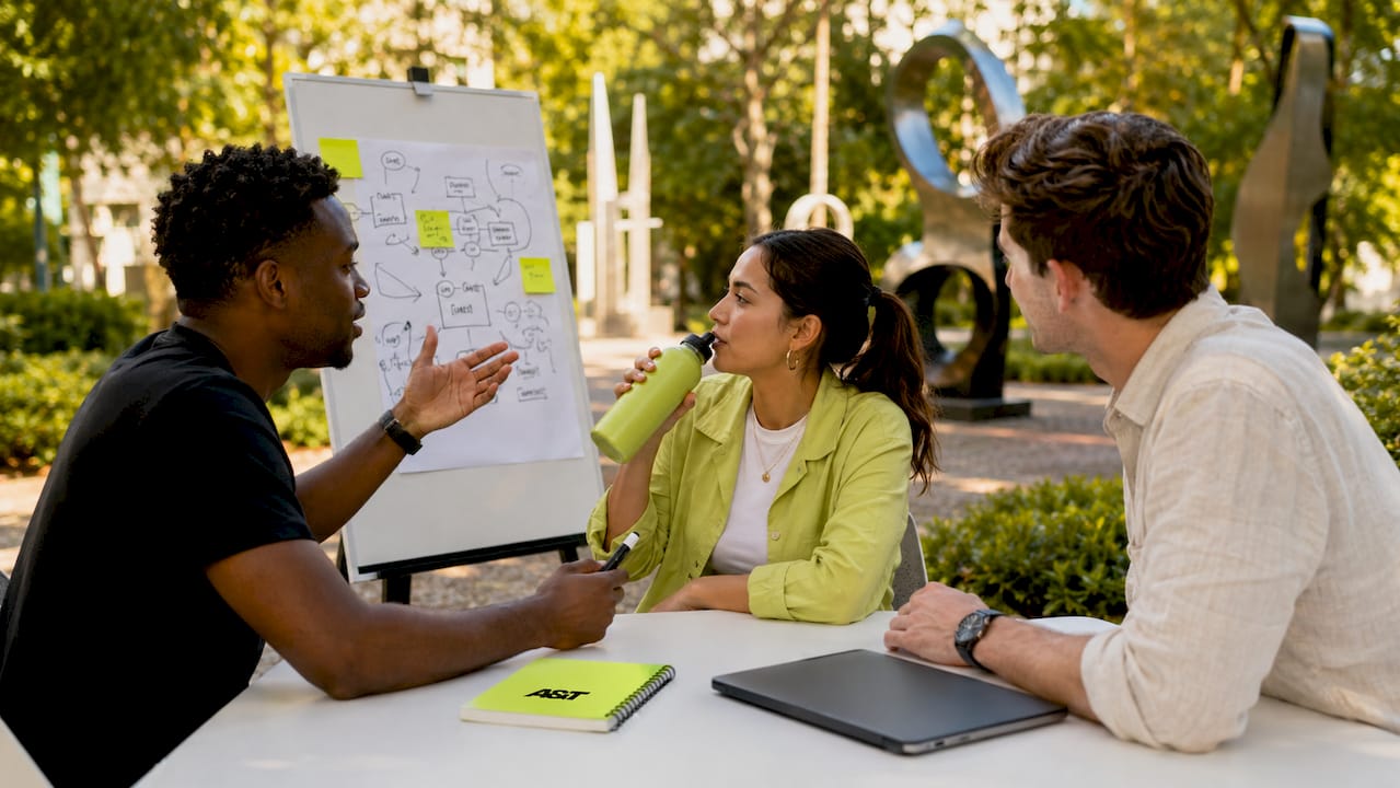 Team discussing tailored B2B marketing strategies