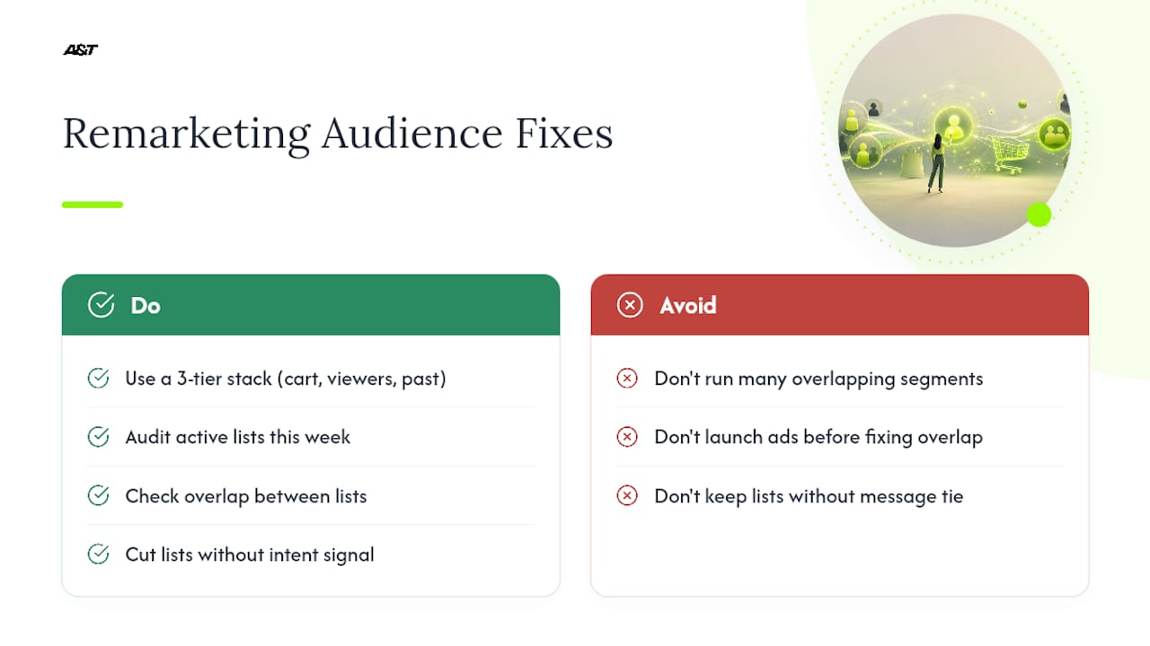 Our Take on Building Remarketing Audiences That Actually Convert — overview diagram