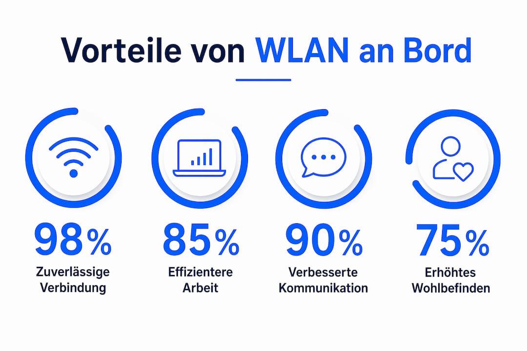 Infografik: So profitieren Crewmitglieder vom WLAN an Bord