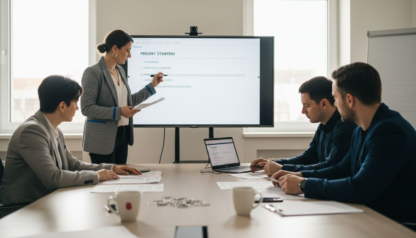 HR vezetőként mesterséges intelligenciával kapcsolatos képzést tartok a kollégáknak.