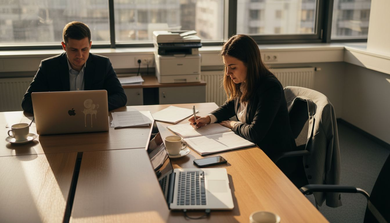 Adatvédelmi egyeztetés a céges tárgyalóasztalnál